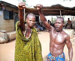 Dance ceremony in Afife, Ghana